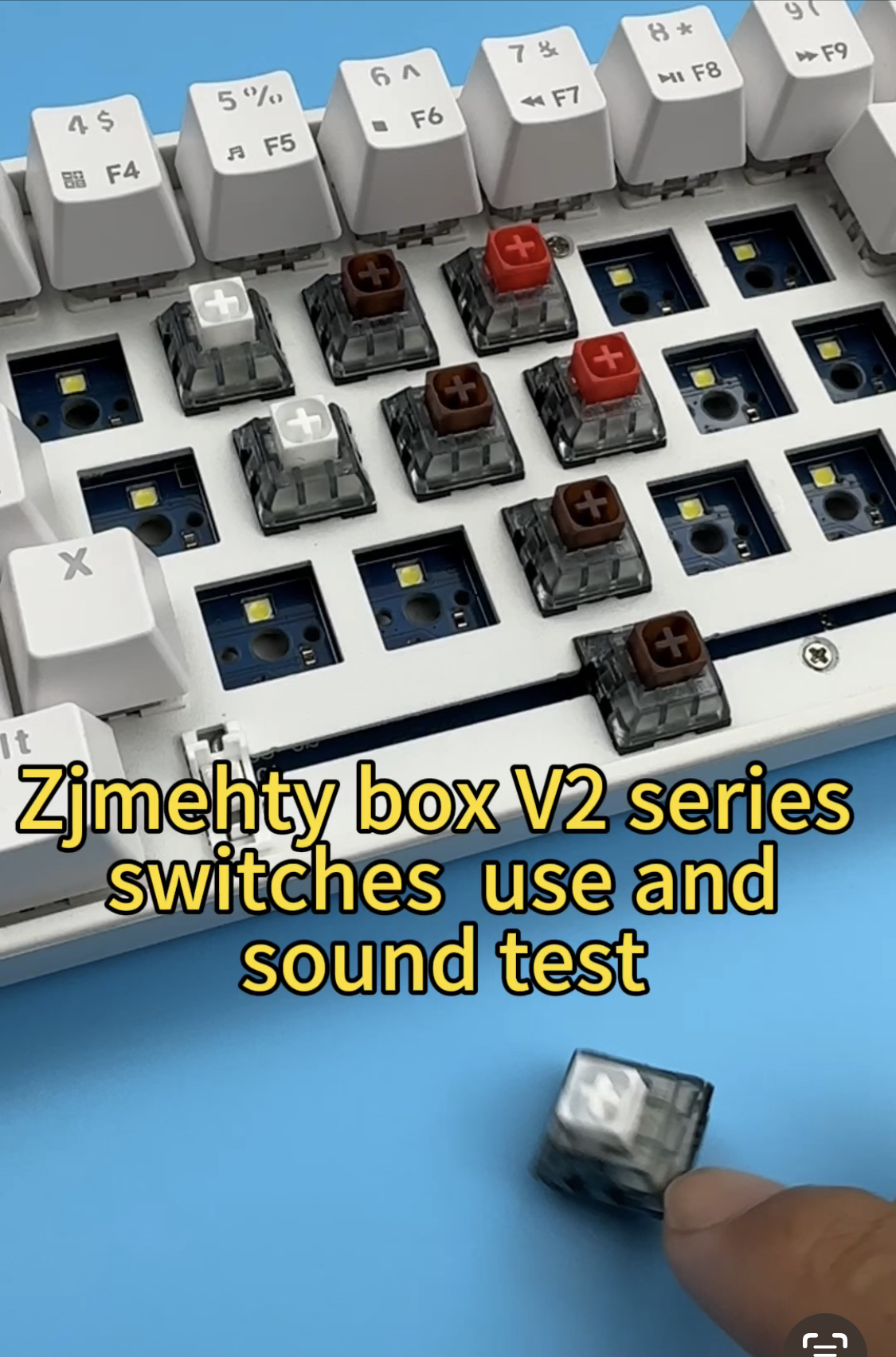 Amazon.com: Zjmehty Kailh Box White V2 Switches for MX Mechanical